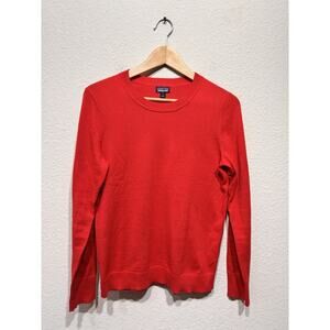 Patagonia Sweater Women’s Small Red Vintage Long Sleeve Pullover Wool